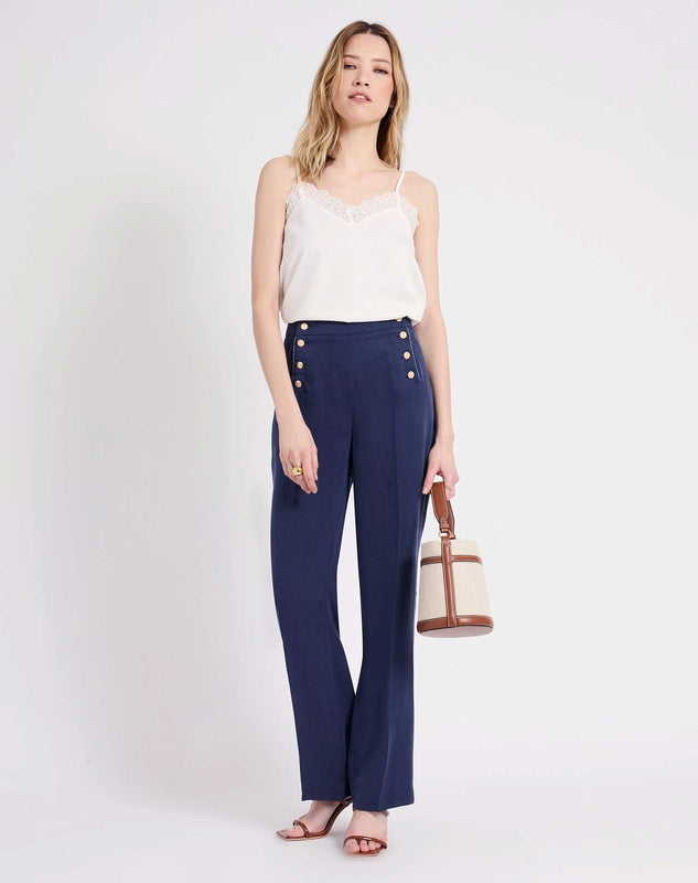 Shop The Look Cabecera Pantalón Marine Azul Marino