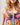 Vestido largo estampado