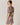 Vestido flores cuello mao
