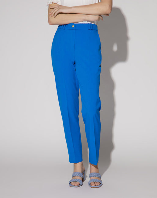 Pantalón de vestir Color Azul Eléctrico | Pantalones | NafNaf